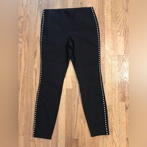 INC Black Pants with studs